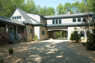 Inspiration for a country exterior home remodel in Other