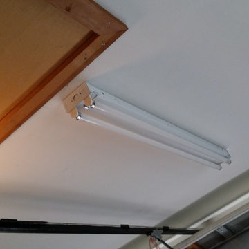 Garage Lighting Upgrade and bringing up to code (Aesthetically)