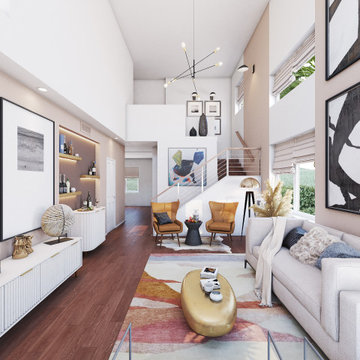 Bright Warm Natural Living Room