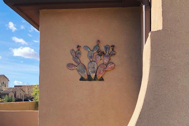 Copper Cactus Sculpture
