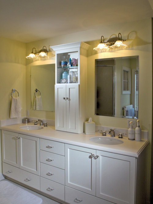 Double Vanity Towers Home Design Ideas, Pictures, Remodel and Decor