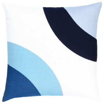 Encircle Wave Indoor/Outdoor Performance Pillow, 22"x22"