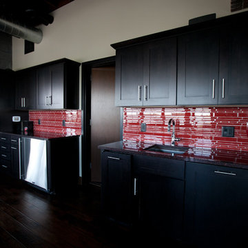 Modern Industrial Loft Bar
