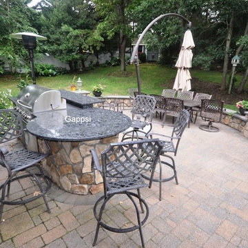 Outdoor Kitchen Designed and Built by Gappsi in Setauket, NY.
