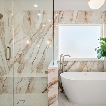 Primary Bath Layout & Wet Room