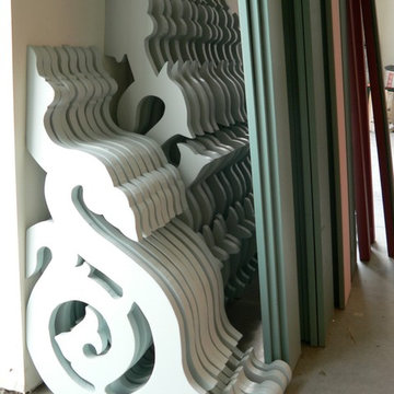 Victorian scrollwork at New Prairie shop