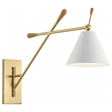 Kichler Finnick 1-LT Wall Sconce 52339CG - Champagne Gold