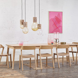 Natural Jutland A Grade Solid European Oak 280 x 100cm Dining Table by Mads Joha - Dining Tables