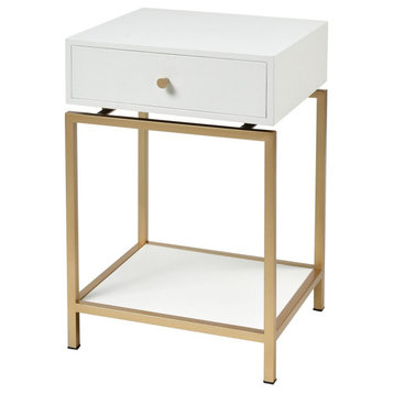 Manson Accent Table In White