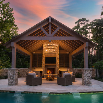 Memorial Stone Pool House