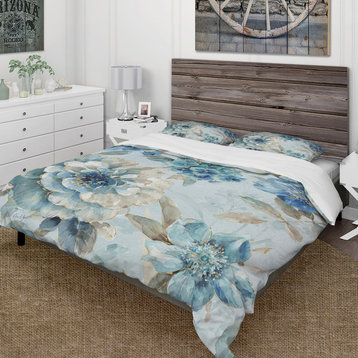 indigold Watercolor Lovely Bird Iv Duvet Cover Set, Twin