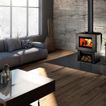 Soho wood stove - grey