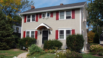 Colonial Style Home Winnetka, IL in Marvin Windows & James Hardie Siding