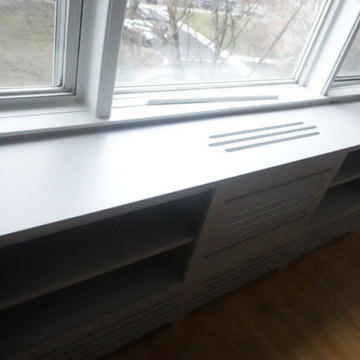 Radiator Cover with conversion varnish top