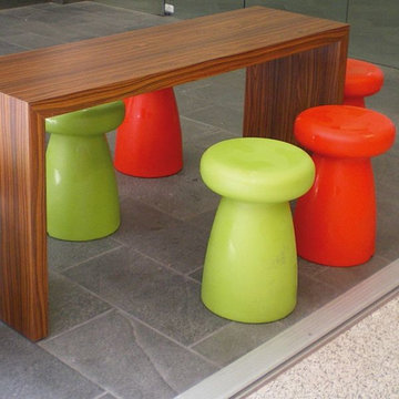 Porcino Indoor-Outdoor Stool by Designer Aldo Cibic
