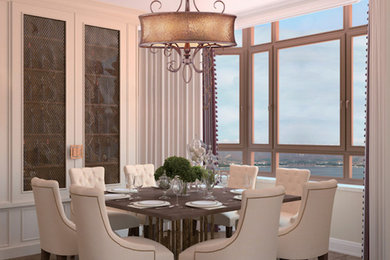 Example of a dining room design in Other