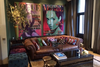 Living room - modern living room idea in Other