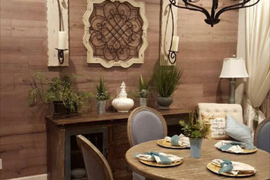 Inspiration for a shabby-chic style dining room remodel in New Orleans