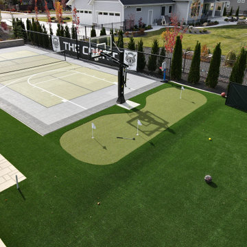 Putting Green and Sport Court