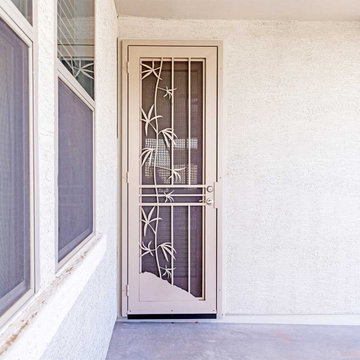 Bamboo Iron Security Door
