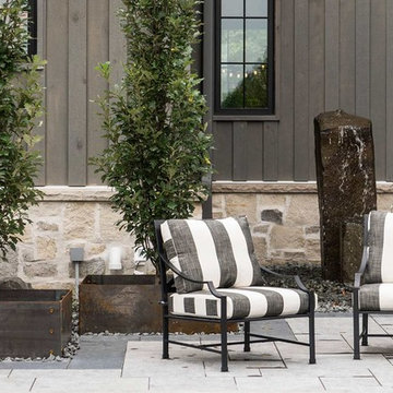Modern Meets Rustic Design | Water Features