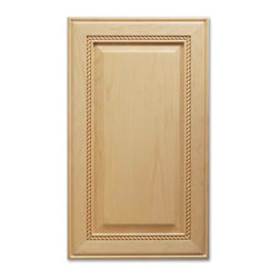 Nantucket Cabinet Doors from CabinetNow.com - shown in Maple - Kitchen Cabinetry