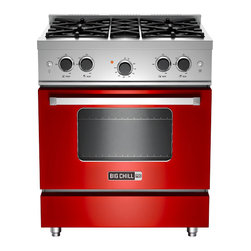 Big Chill Pro Range in Cherry Red - Gas Ranges And Electric Ranges