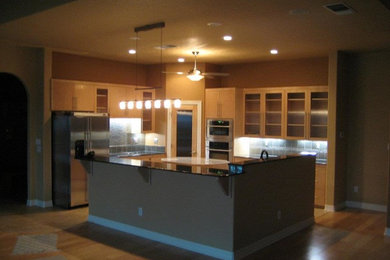 Inspiration for a contemporary kitchen remodel in Austin