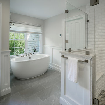 Traditional Master Bath Remodel in East Greenwich