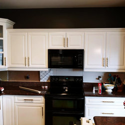 Profile G | Matte White Cabinet Doors - Kitchen Cabinetry