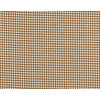 King Shams Pair Suede Brown Gingham Check