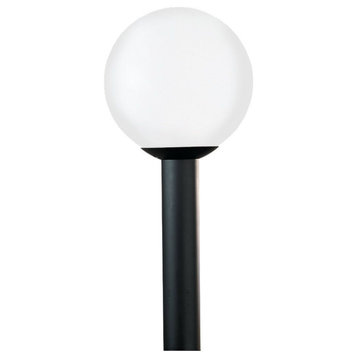 One Light Outdoor-White Finish-Incandescent Lamping Type - Outdoor - Posts
