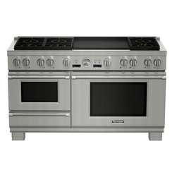 60 inch Professional Series Pro Grand Commercial Depth Dual Fuel Steam Range - Gas Ranges And Electric Ranges
