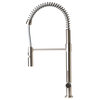 ALFI brand ABKF3732-BN Brushed Nickel Commercial Spring Kitchen Faucet