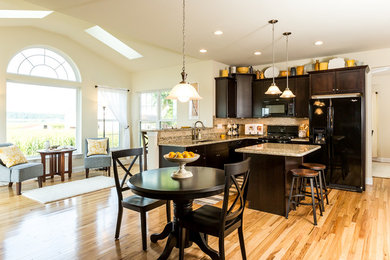 Elegant kitchen photo in Denver