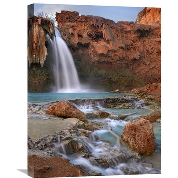 "Havasu Falls, Grand Canyon, Arizona" Canvas Giclee by Tim Fitzharris, 18"x24"