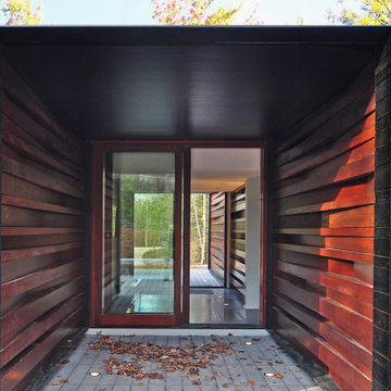 pleated house