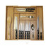 Oceanstar 5-Piece Bamboo Expandable Drawer Utensil Organizer Set