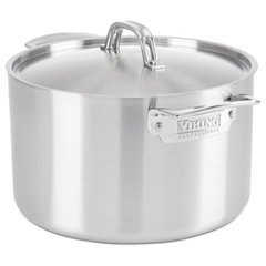 Viking - Professional 5-Ply 6.4-Quart Casserole Pan - Stainless Steel