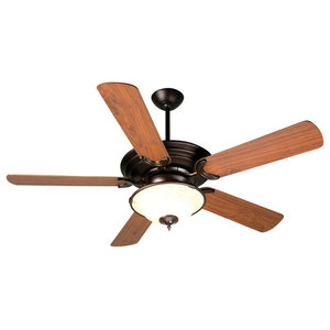 Metro 52 Ceiling Fan Oiled Bronze Walnut Blade Antique