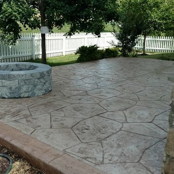 C-Stamped Concrete Patio