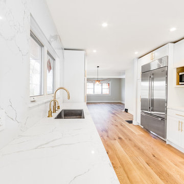 White, Carrara, & Gold