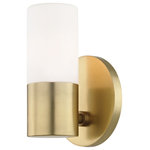 Mitzi by Hudson Valley Lighting - Lola Wall Sconce, Aged Brass Finish - We get it. Everyone deserves to enjoy the benefits of good design in their home, and now everyone can. Meet Mitzi. Inspired by the founder of Hudson Valley Lighting's grandmother, a painter and master antique-finder, Mitzi mixes classic with contemporary, sacrificing no quality along the way. Designed with thoughtful simplicity, each fixture embodies form and function in perfect harmony. Less clutter and more creativity, Mitzi is attainable high design.