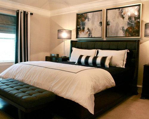 Medium Sized Master Bedroom Design Ideas, Renovations & Photos