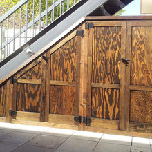 shed under stairs