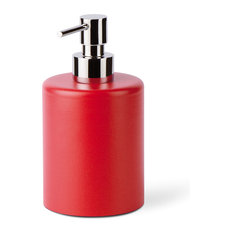 50 Most Por Contemporary Red Lotion And Soap Dispensers For 2019 Ws Bath Collections Saon 44018 Liquid Soap Dispenser In Painted Aluminum Red