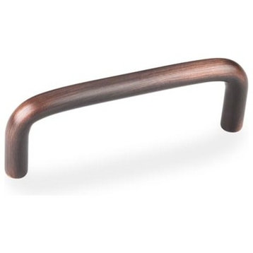 Elements Torino Wire 3" Handle Pull - Dark Brushed Antique Copper