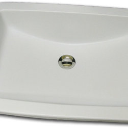 Rectangle with Rocker Bottom - Bathroom Sinks