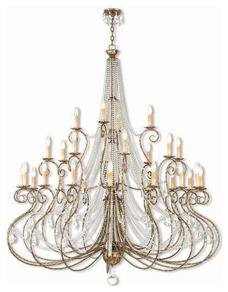 Stevenson Hollow28 Light Grand Foyer Chandelier, French Country Style58 ...