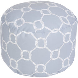 Surya Poufs- (POUF-302) - Floor Pillows And Poufs